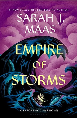 Cover of Empire of Storms (Throne of Glass, #5)